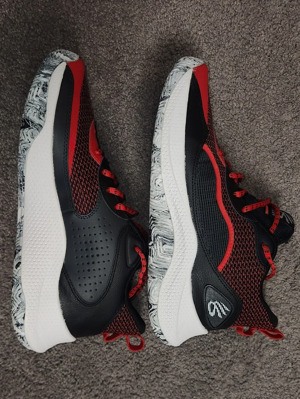 Under Armour Curry 3Z 24 Red/Black Sz 10M